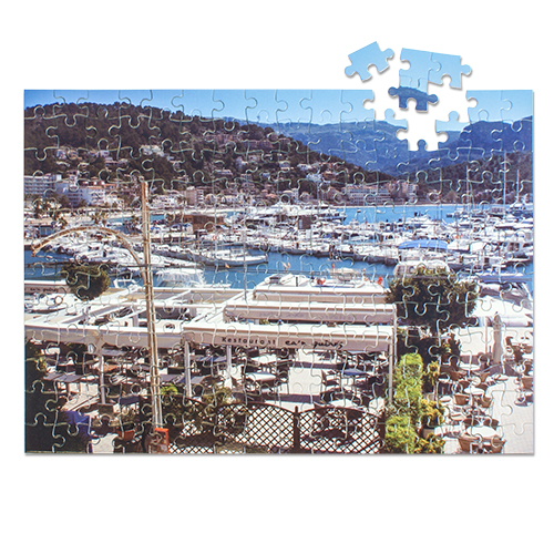[ls-puz-A3-192] A3 Kartonpuzzle rahmenlos, Größe 285 x 400 x 2 mm 192 Teile