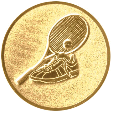 [ls-64183] Emblem Tennis neutral 3D Ø25 - Ø50mm