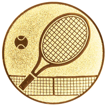 [ls-61267] Emblem Tennis neutral Ø25 - Ø50mm
