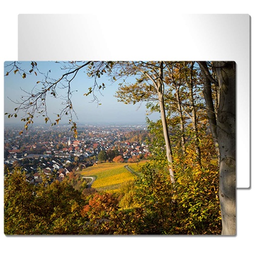 [ls-alu-03-UNI-3017] Alu-Fototafel weiß-glänzend, 200 x 300 x 1,15 mm