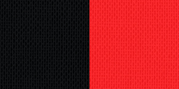 [ls-528] Halsband 22mm schwarz-rot mit Haken